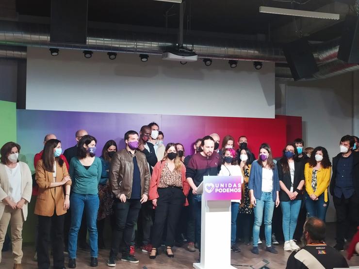 O candidato de Unidas Podemos á Presidencia da Comunidade de Madrid, Pablo Igrexas., deixa todos os cargos en Podemos e non será deputado por 'converterse nun chibo expiatorio' 