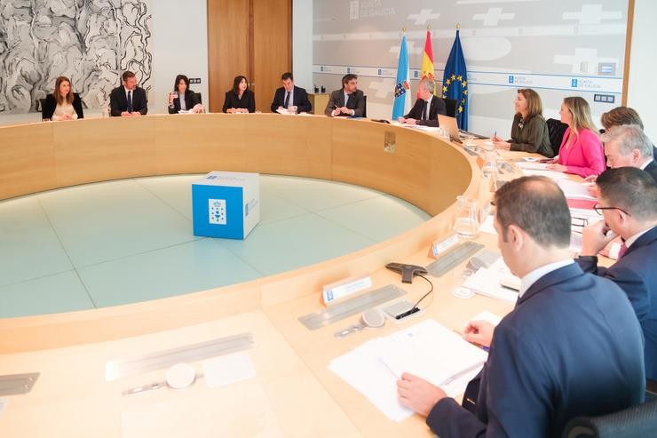 Reunión do Consello da Xunta do 20 de maio de 2024 presidida por Alfonso Rueda.. XUNTA / Europa Press