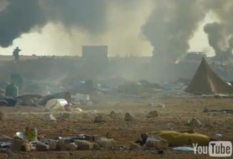 campamento saharaui destruído por Marrocos