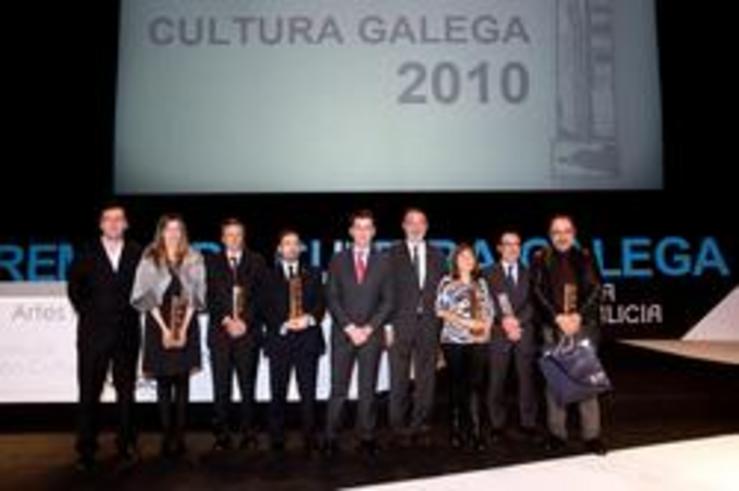 Entrega dos premios da Cultura Galega de 2010