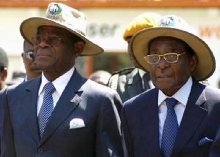 Mugabe e Obiang/xconfidencial.blogspot.com