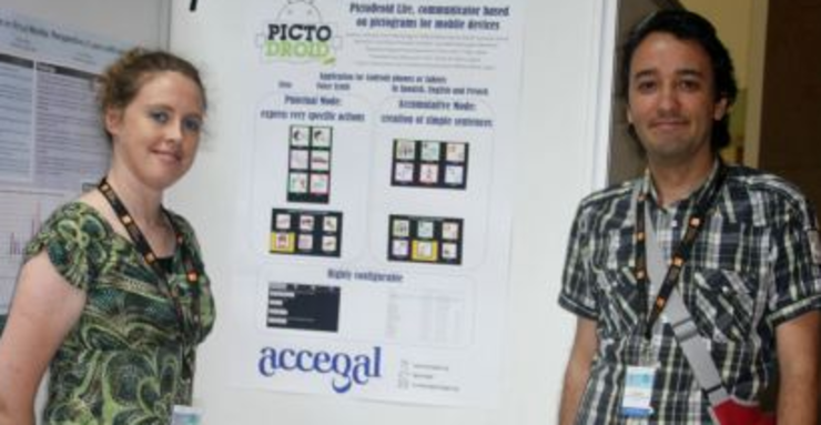 Enrique Costa e Fátima García Doval, responsables de Accegal