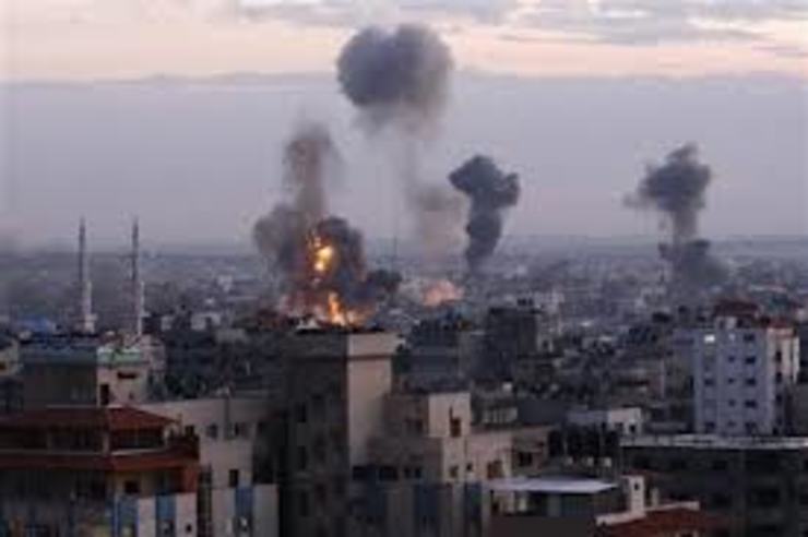 Bombas en Gaza