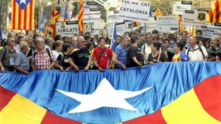 Manifestación independentista do pasado 11 de setembro en Catalunya/ eitb.com