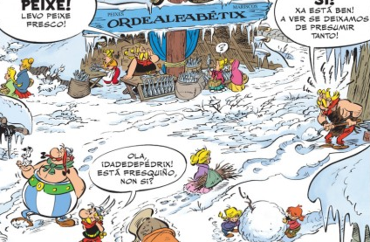 A banda deseñada de Asterix en galego é editada por Xerais