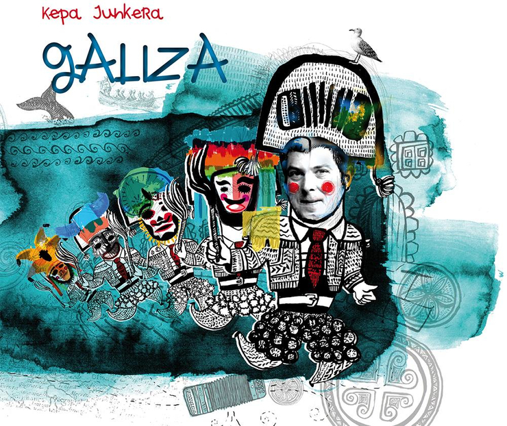 Portada do disco 'Galiza' de Kepa Junkera