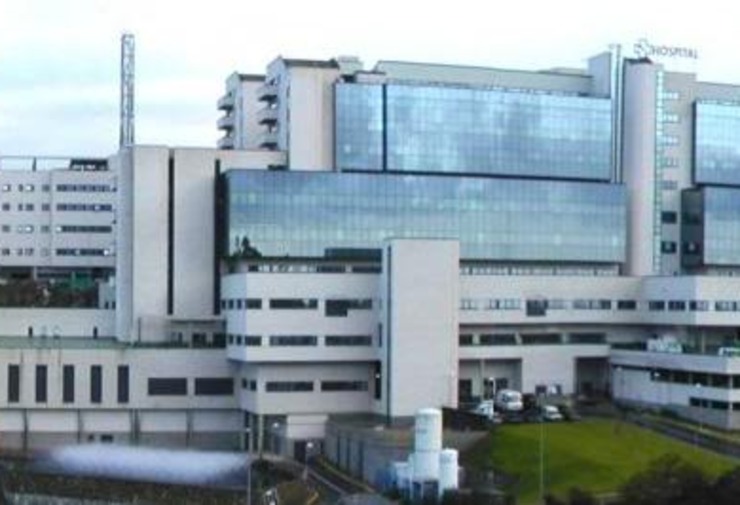 O CHUS, hospital do SERGAS en Santiago