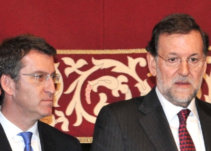 Conversa entre Feijóo e Rajoy