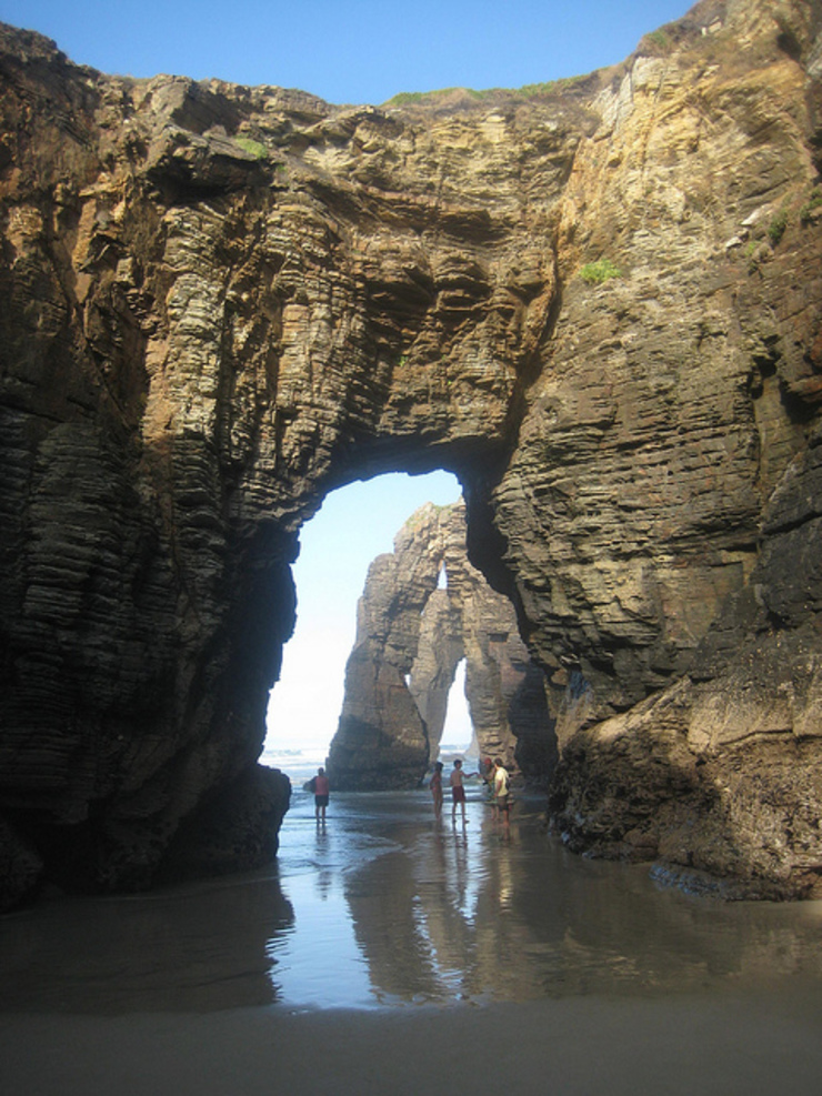 Praia das Catedrais en Ribadeo 