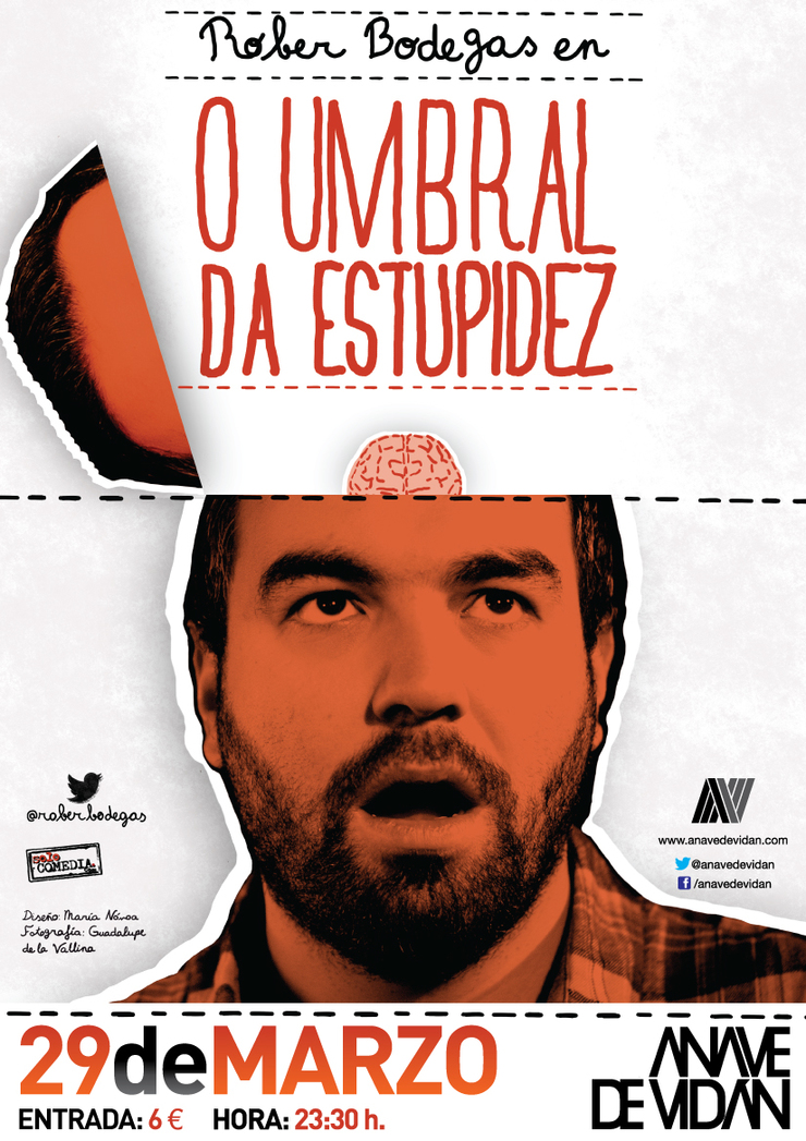 Cartel da actuación de Robert Bodegas