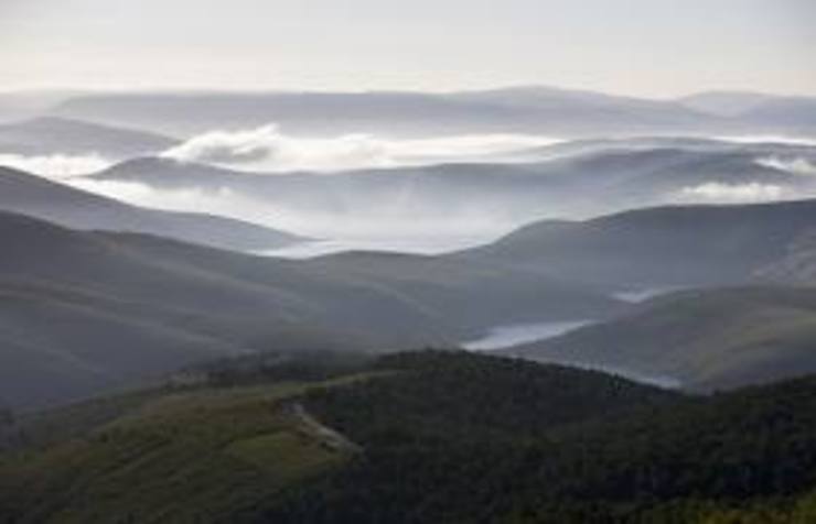 Parque natural do Invernadeiro, en Ourense