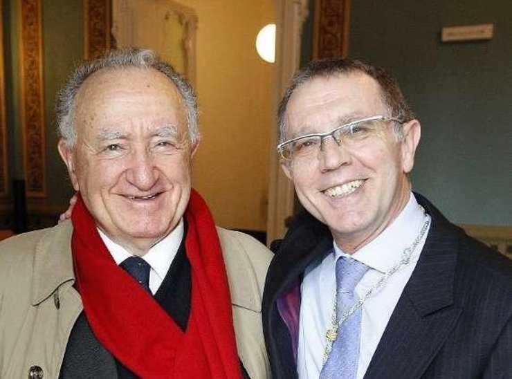 Alonso Montero e Manuel González enfrontáronse pola Presidencia da RAG en 2013/ RAG
