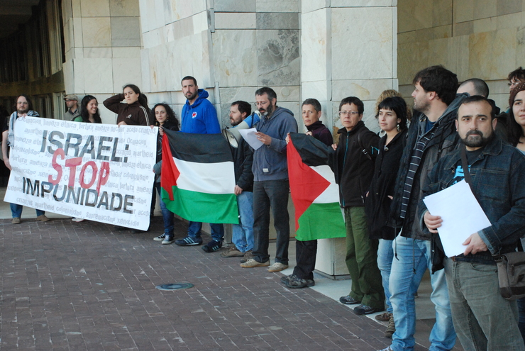 Protesta no concerto da israelí Noa na Cidade da Cultura - WB