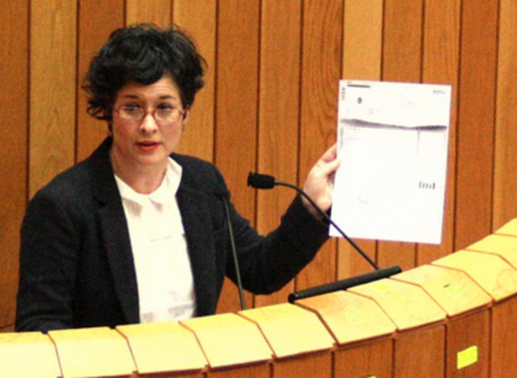 Patricia Vilán no Parlamento