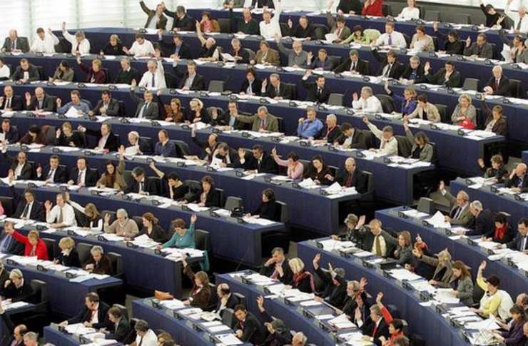 O Parlamento Europeo en Bruxelas/arquivo