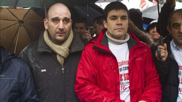 Serafín Rodríguez (CIG) e Carlos Rivas (UXT) condenados a ingresar en prisión por participar como piquetes informativos na folga do transporte de 2008