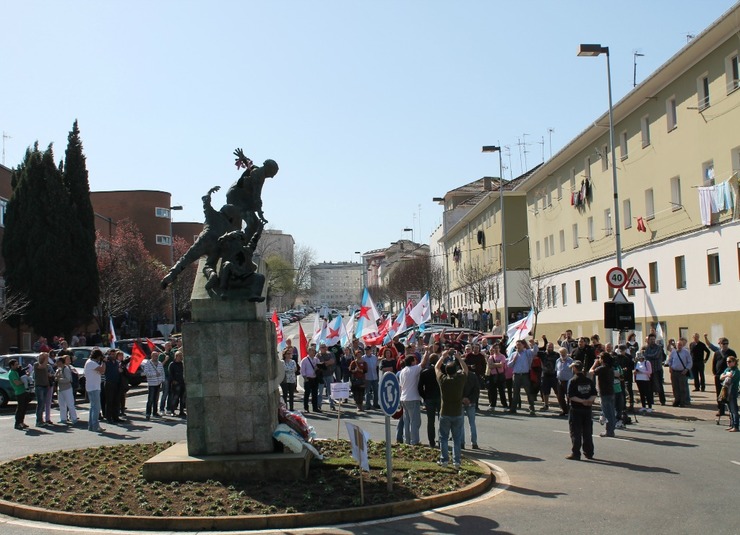 Acto da CIG en Ferrol durante o Día da Clase Obreira Galega 