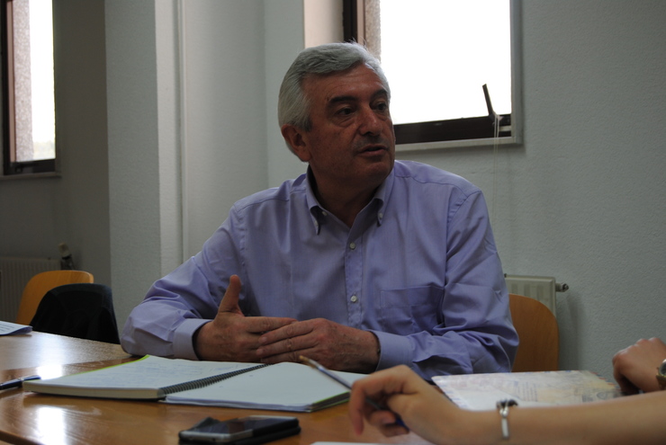 Juan Viaño, candidato a reitor 