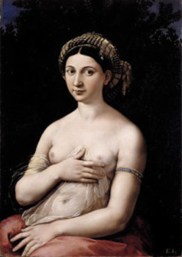 La Forrnarina (1519).  (Hoy un marca de moda sexy)