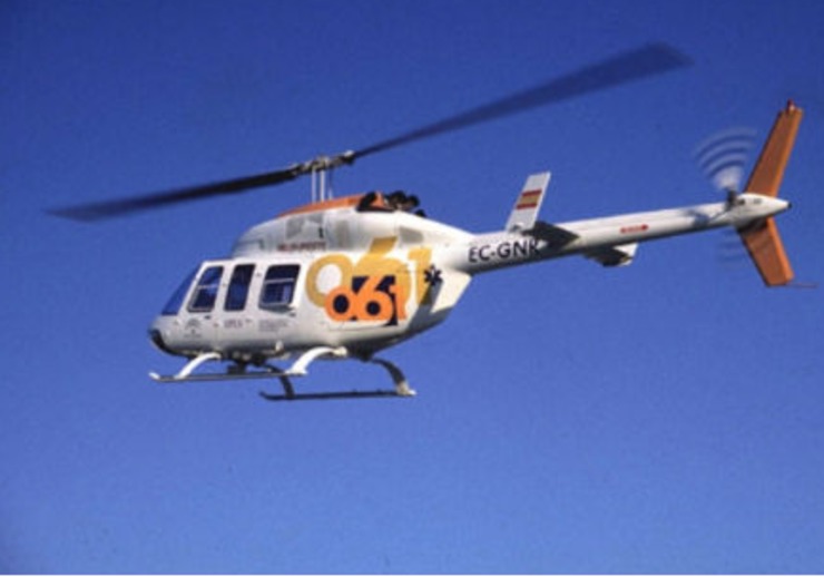 Helicóptero de urxencias sanitarias do SERGAS do 061