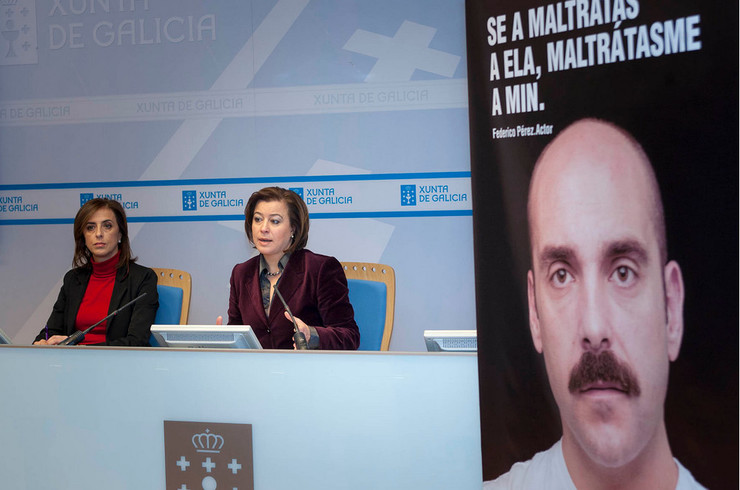 Unha das campañas contra a violencia de xénero realizada pola Xunta e presentada pola secretaria xeral de Igualdade, Susana López Abella 