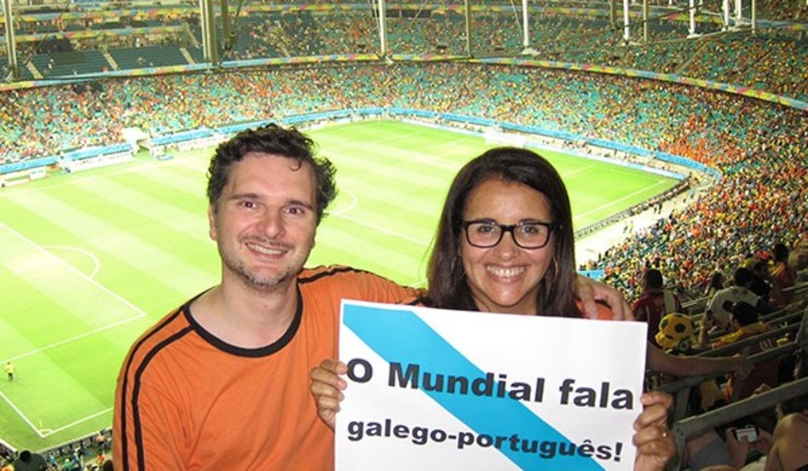 Iniciativa posta en marcha no mundial de Brasil para impulsar o galego-portugués 