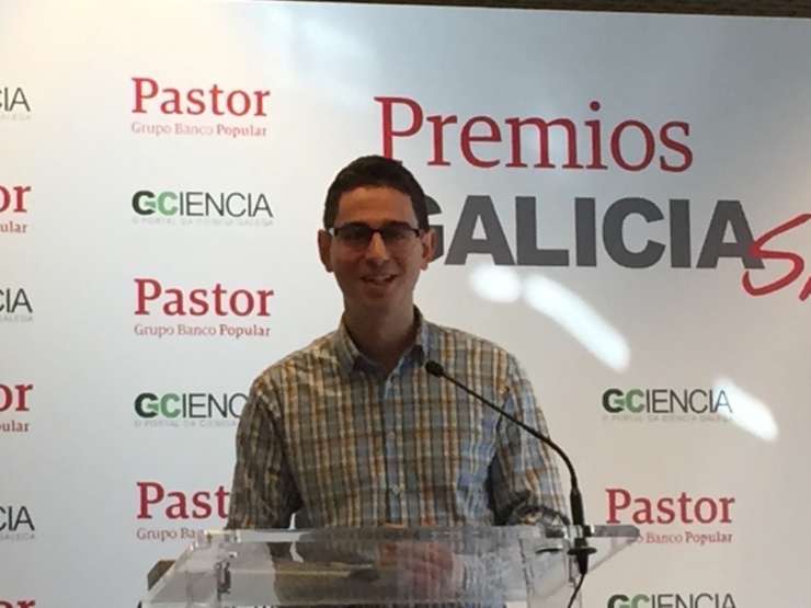 Víctor Álvarez Santos, de Situm,  recolleu na Coruña o premio Galicia-Spin-Off na categoría de Ideas Emerxentes