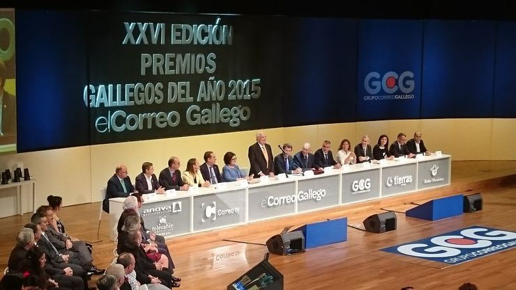 Feijóo na gala de Gallegos del Año que celebra anualmente El Correo Gallego 