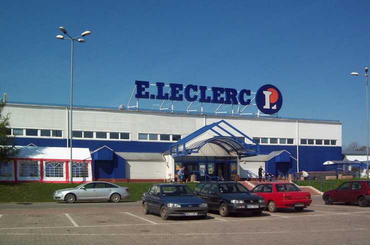 Un supermercado da multinacional francesa E.Leclerc