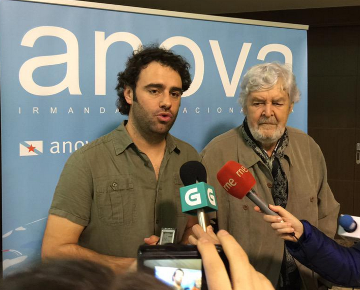 O alcalde de Manzaneda e Beiras tras a reunión da coordinadora de Anova