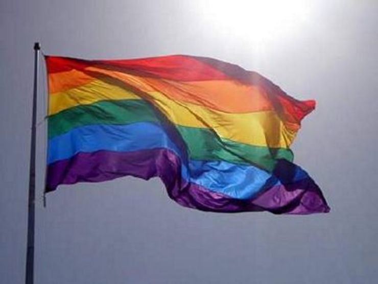Bandeira arco iris, símbolo do colectivo LGTBI.