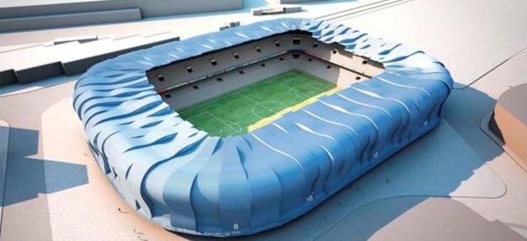 Así será o novo Balaídos cando estea rematado. 