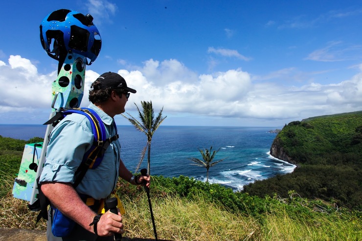 Realizando un mapeo cunha mochila Trekker de Google 