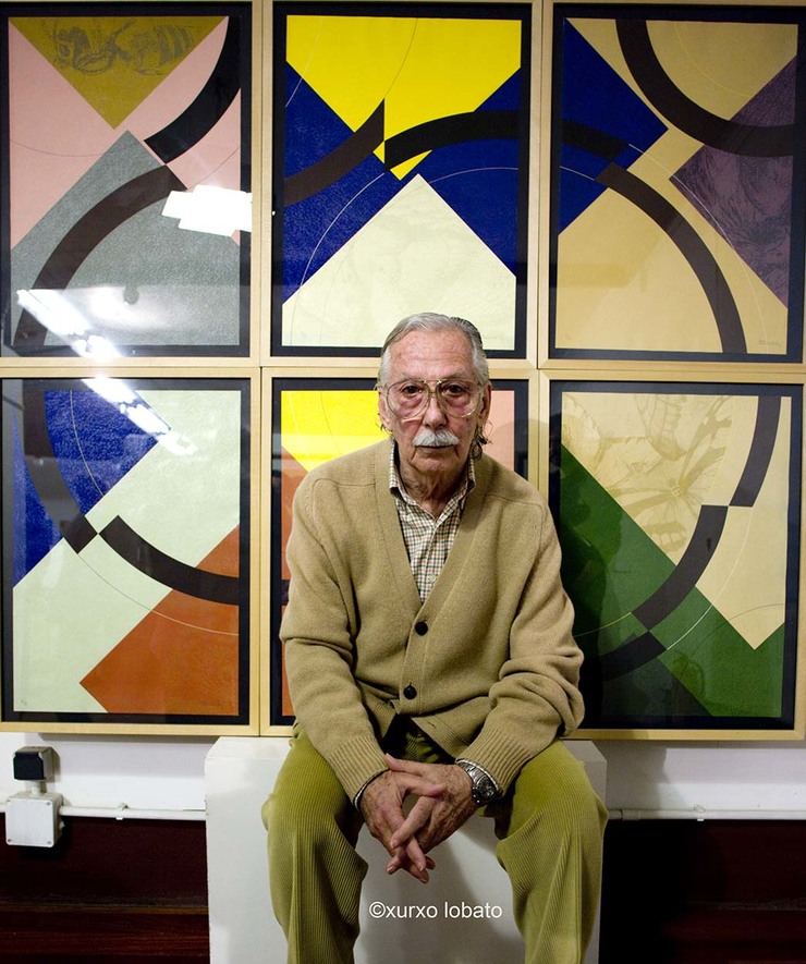 O pintor galego Luis Caruncho 
