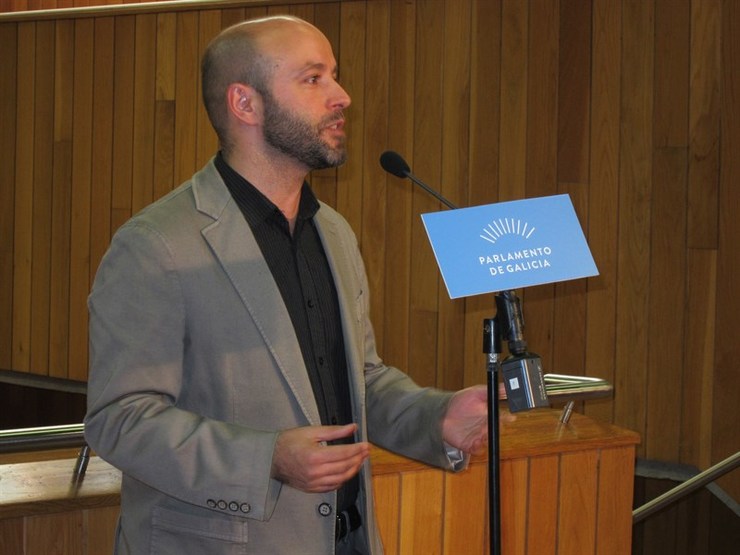 Luís Villares, no Parlamento galego 