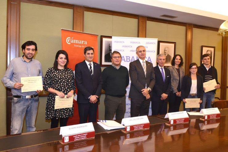 Emprendedores reciben o  III Premio Camiño do Emprendemento 2016 / Cámara de Santiago