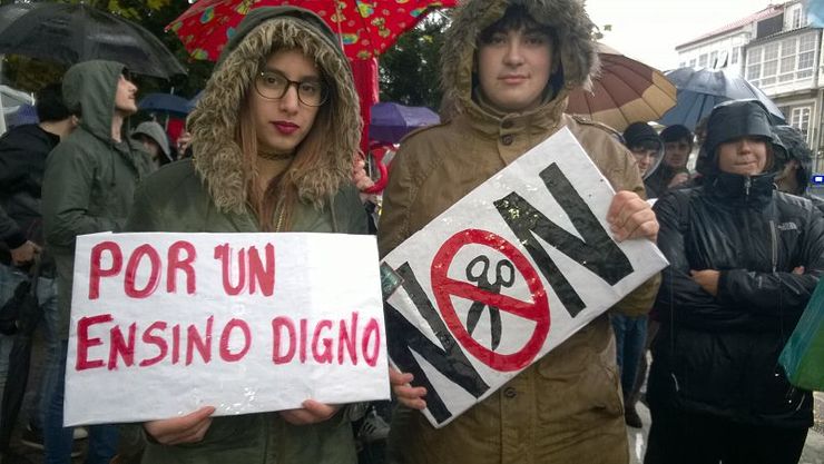 Protesta contra a LOMCE Protesta contra a LOMCE /CIG