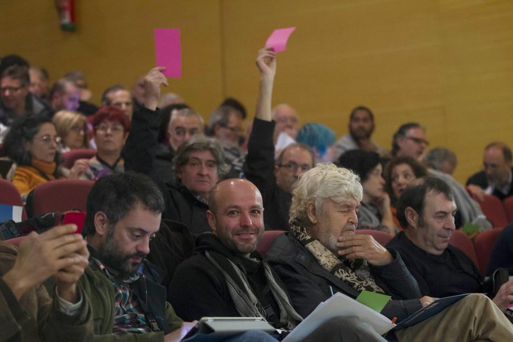 Ferreiro, Villares e Beiras no plenario de En Marea en Vigo