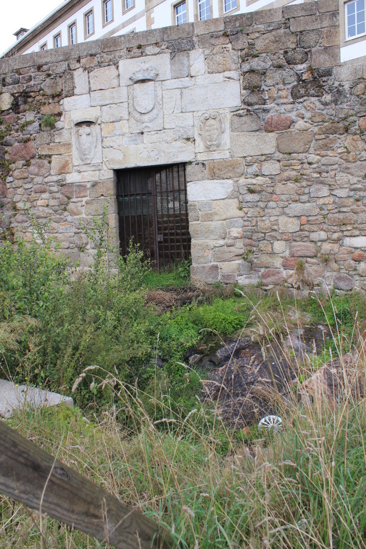 Porta de San Miguel, nas murallas da Cidade Vella da Coruña 