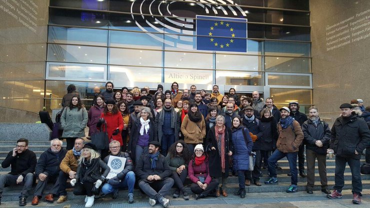 Delegación do sector cultural galego en Bruxelas