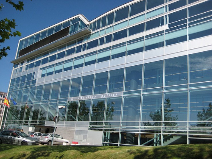 Biblioteca pública Ánxel Casal, en Santiago 