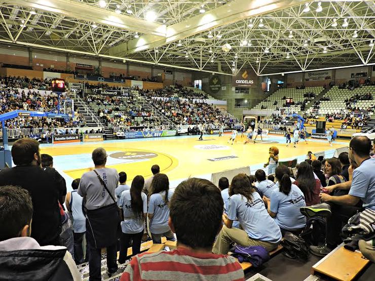 Pazo dos Deportes de Lugo no Breogán-Melilla da 3ª xornada da LEB Ouro 15-16  