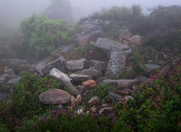 Restos da Ermida do Monte Pindo 