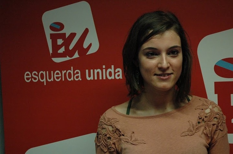 Eva Solla, coordinadora do PC en Galicia e membro do Consello Político Nacional de EU 