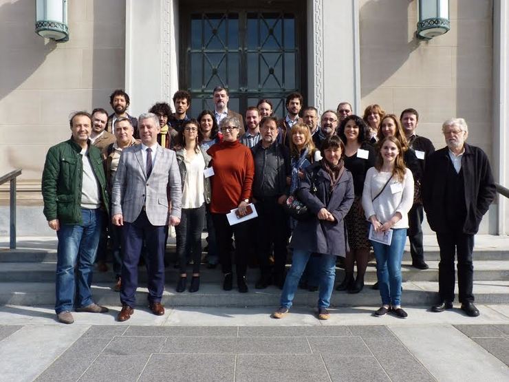 Participantes no II Simposio de Estudos Galegos  nos EE.UU.