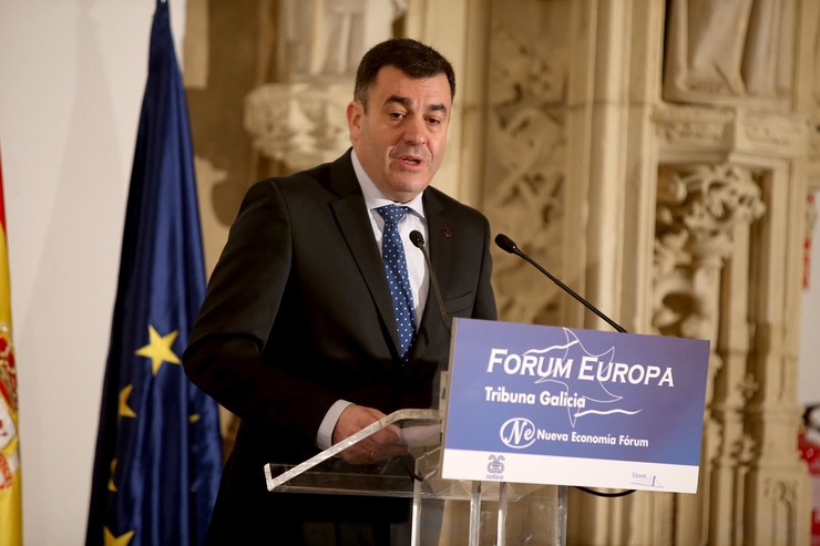 Roman Rodríguez intervindo no Forum Europa 