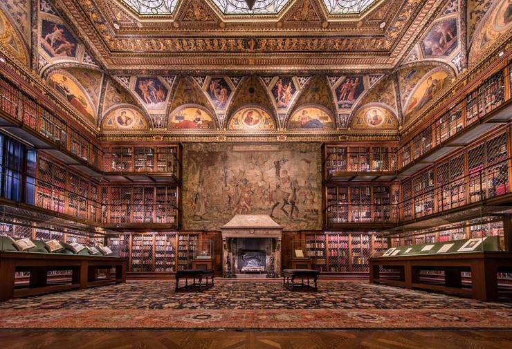 A East Room da biblioteca do Morgan Library and Museum 