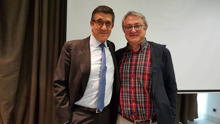 Ricardo García Mira, ex deputado do PSdeG da Coruña con Patxi Lopez / FB
