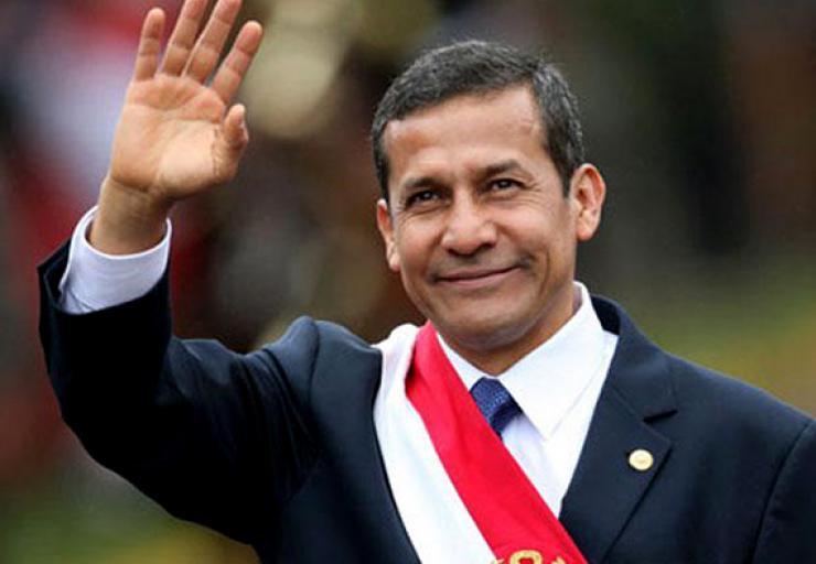 Ollanta Humala, presidente do Perú 