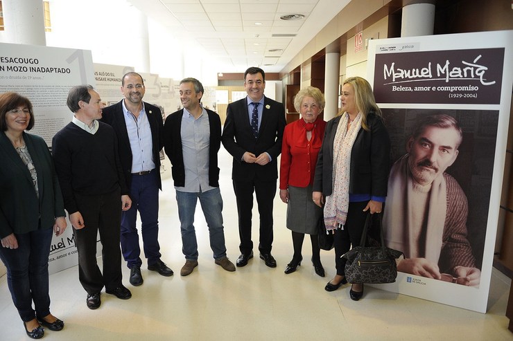 Inauguración na Coruña da mostra “Manuel María. Beleza, amor e compromiso (1929-2004)” 